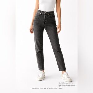Levi’s Wedgie Straight W25 High Rise Button Fly Black Jeans
